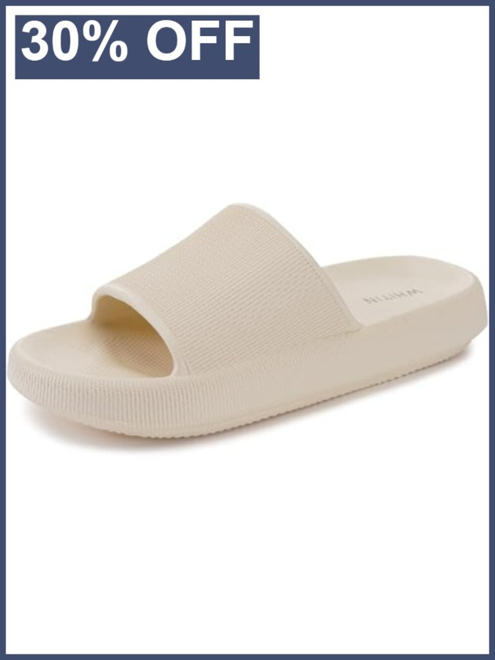 WHITIN Women's Slides Cushioned Thick Sole EVA Slippers for Home Wear